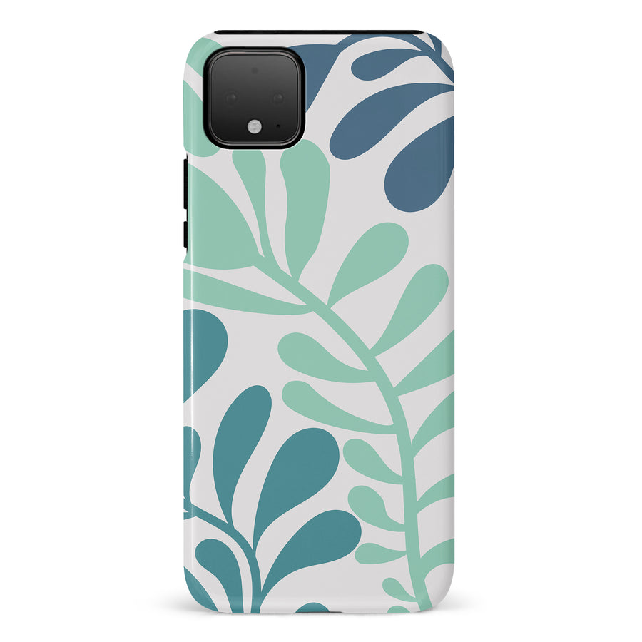 Modern Minimalist Tropical Fern Floral Phone Case