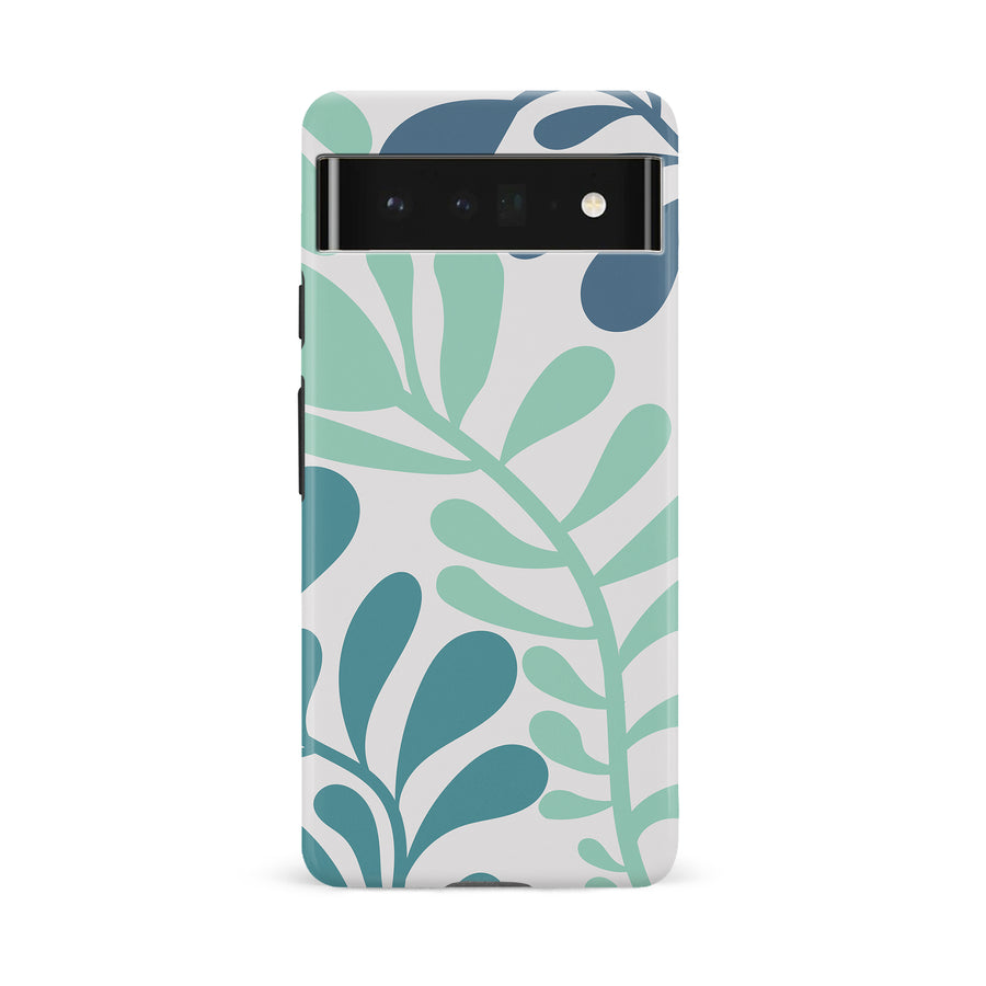 Modern Minimalist Tropical Fern Floral Phone Case