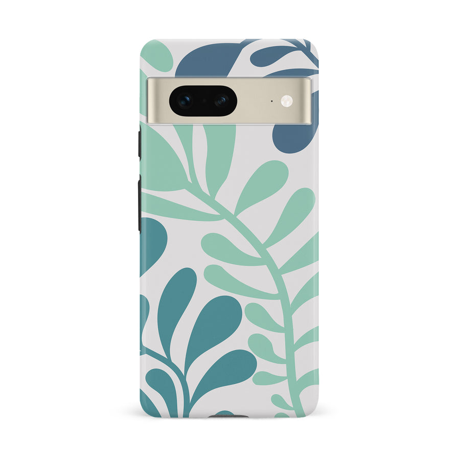 Modern Minimalist Tropical Fern Floral Phone Case