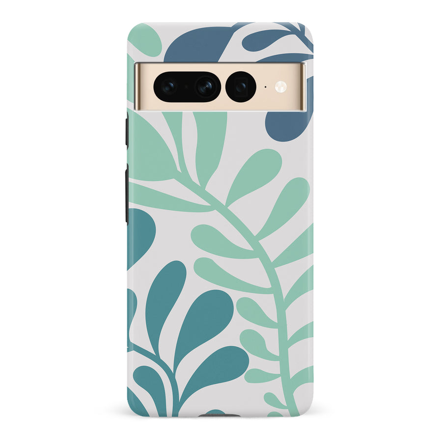 Modern Minimalist Tropical Fern Floral Phone Case