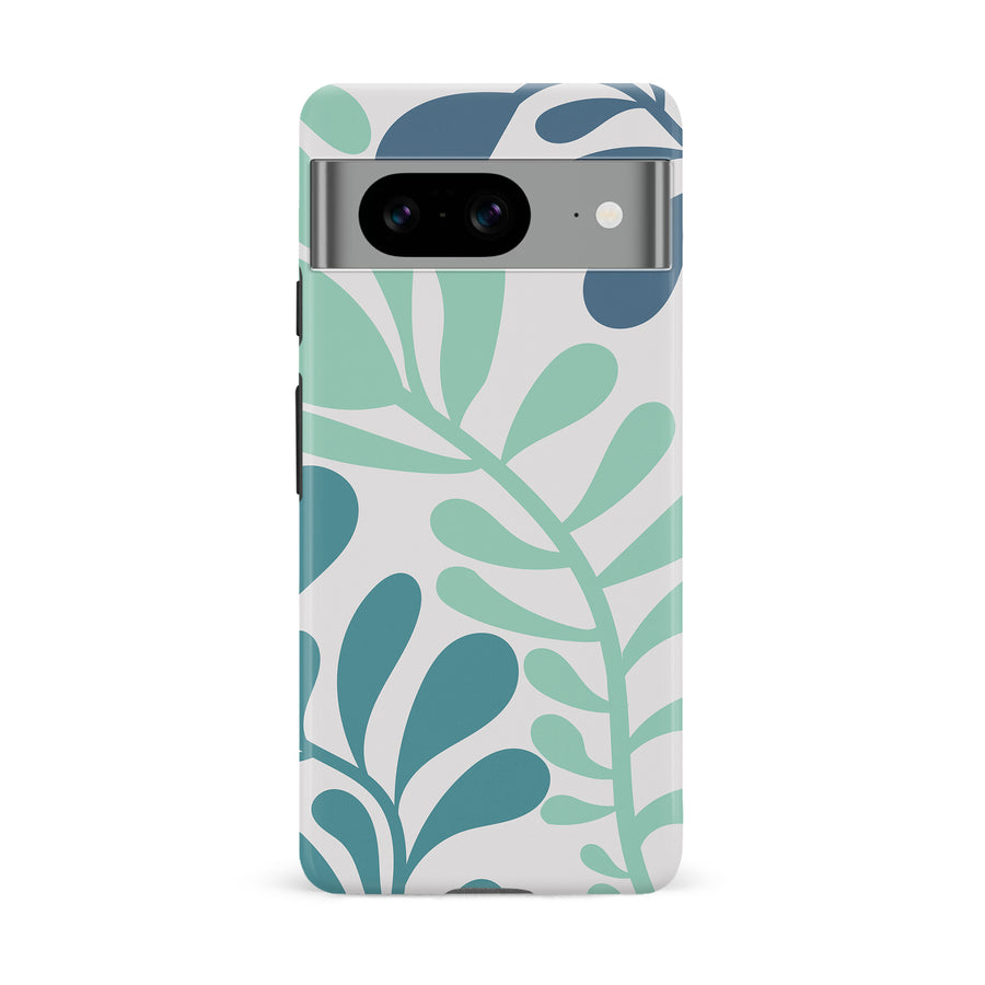 Modern Minimalist Tropical Fern Floral Phone Case