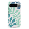 Google Pixel 9 Pro Modern Minimalist Tropical Fern Floral Phone Case