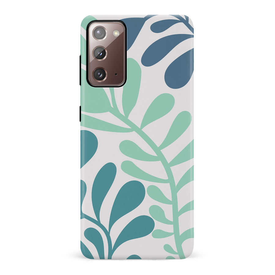 Modern Minimalist Tropical Fern Floral Phone Case