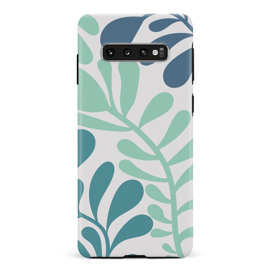 Modern Minimalist Tropical Fern Floral Phone Case