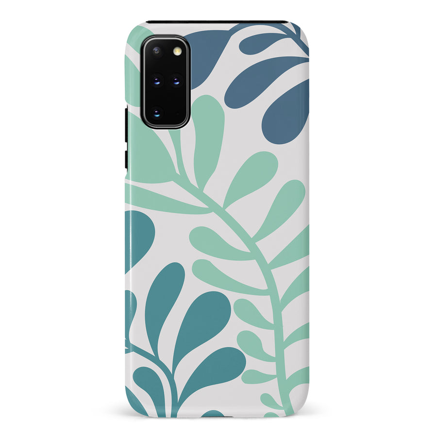 Modern Minimalist Tropical Fern Floral Phone Case