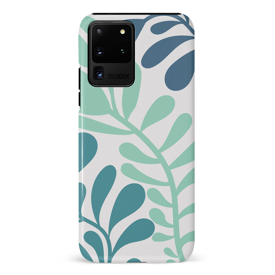 Modern Minimalist Tropical Fern Floral Phone Case