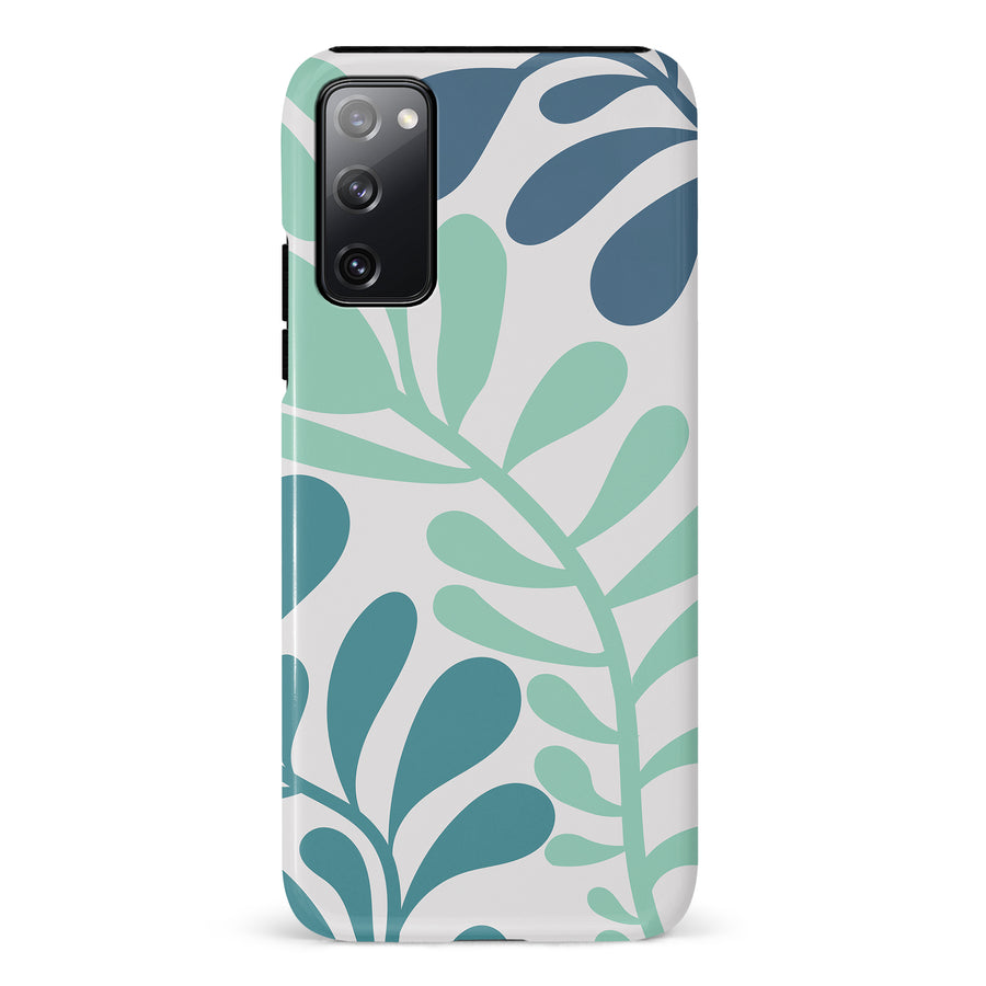 Modern Minimalist Tropical Fern Floral Phone Case