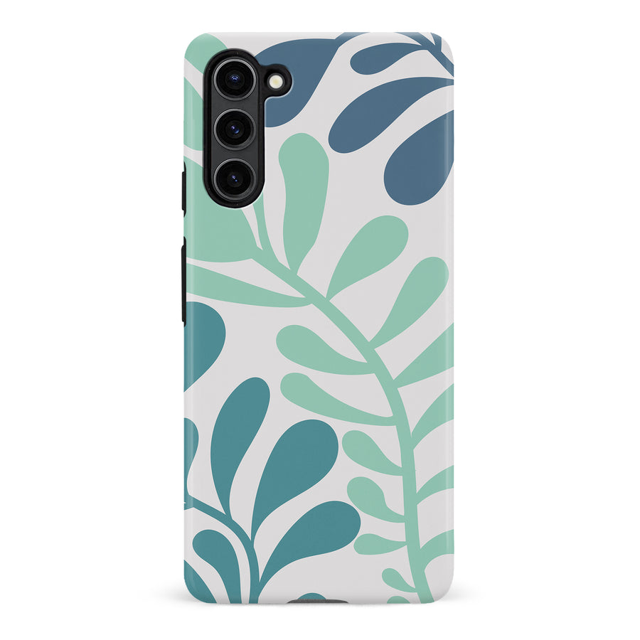 Modern Minimalist Tropical Fern Floral Phone Case