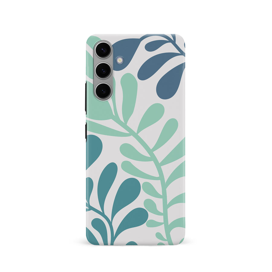 Modern Minimalist Tropical Fern Floral Phone Case