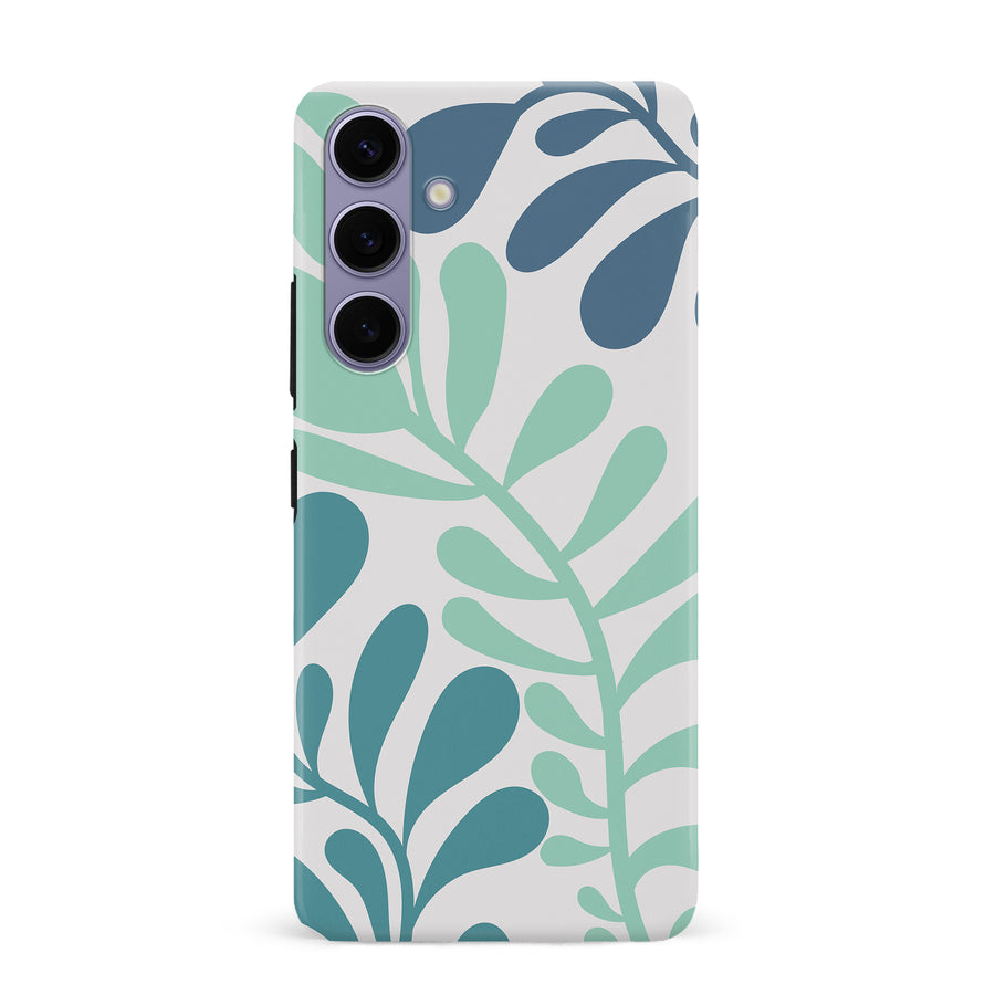 Modern Minimalist Tropical Fern Floral Phone Case