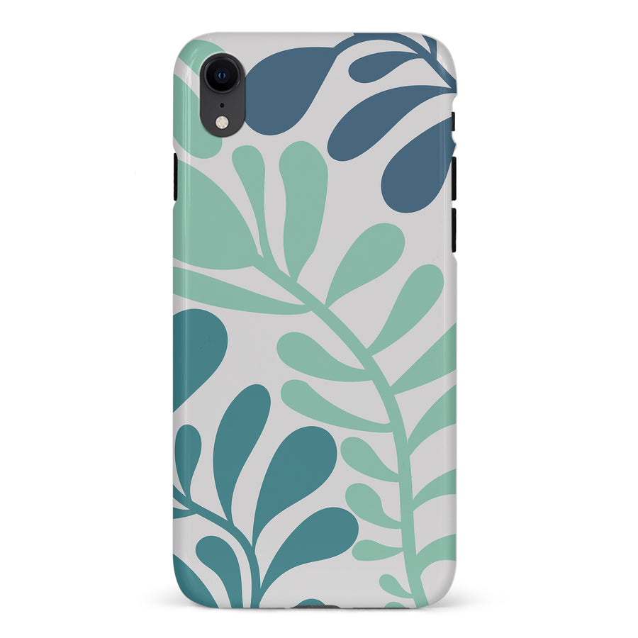 Modern Minimalist Tropical Fern Floral Phone Case