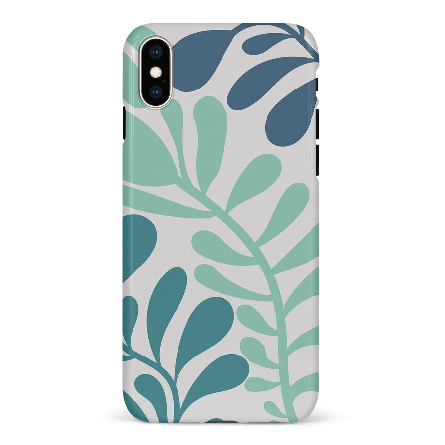 Modern Minimalist Tropical Fern Floral Phone Case