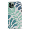 iPhone 11 Pro Modern Minimalist Tropical Fern Floral Phone Case