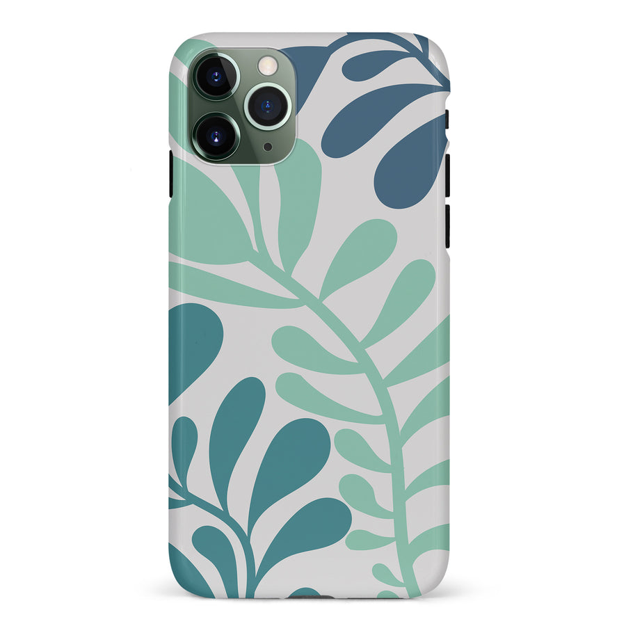 Modern Minimalist Tropical Fern Floral Phone Case