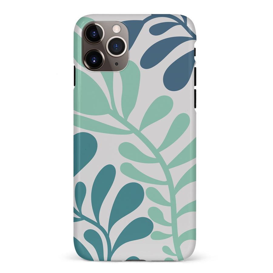 Modern Minimalist Tropical Fern Floral Phone Case