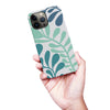 iPhone 13 Pro Max Modern Minimalist Tropical Fern Floral Phone Case