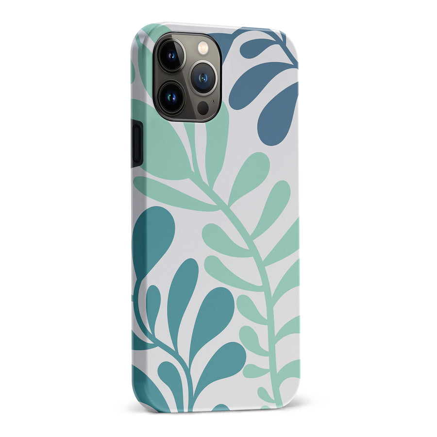 Modern Minimalist Tropical Fern Floral Phone Case