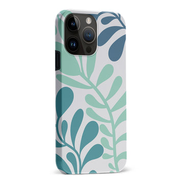 Modern Minimalist Tropical Fern Floral Phone Case