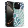iPhone 16 Pro Max Modern Minimalist Tropical Fern Floral Phone Case