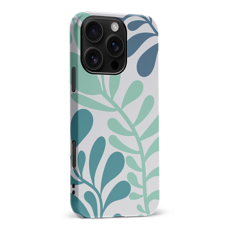 Modern Minimalist Tropical Fern Floral Phone Case