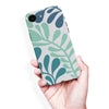 Modern Minimalist Tropical Fern Floral Phone Case