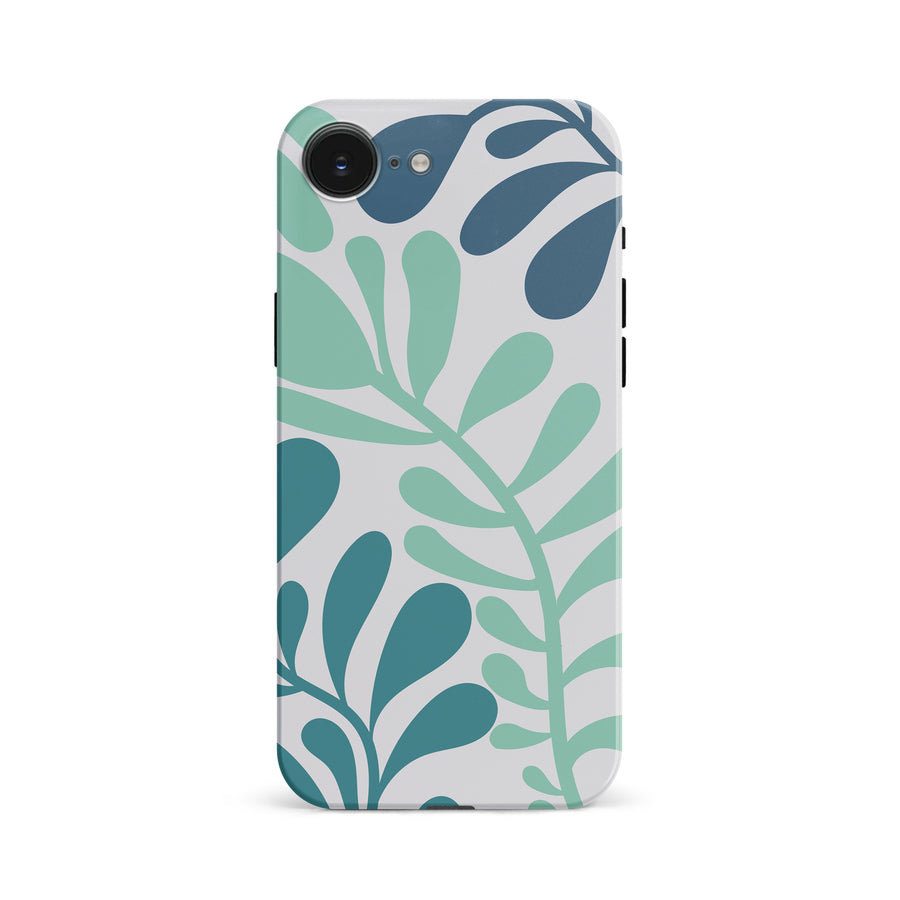 Modern Minimalist Tropical Fern Floral Phone Case