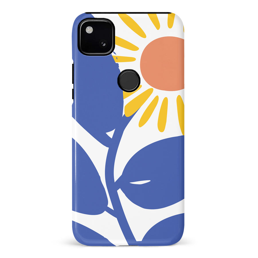 Bold Abstract Sun Kissed Daisy Floral Phone Case