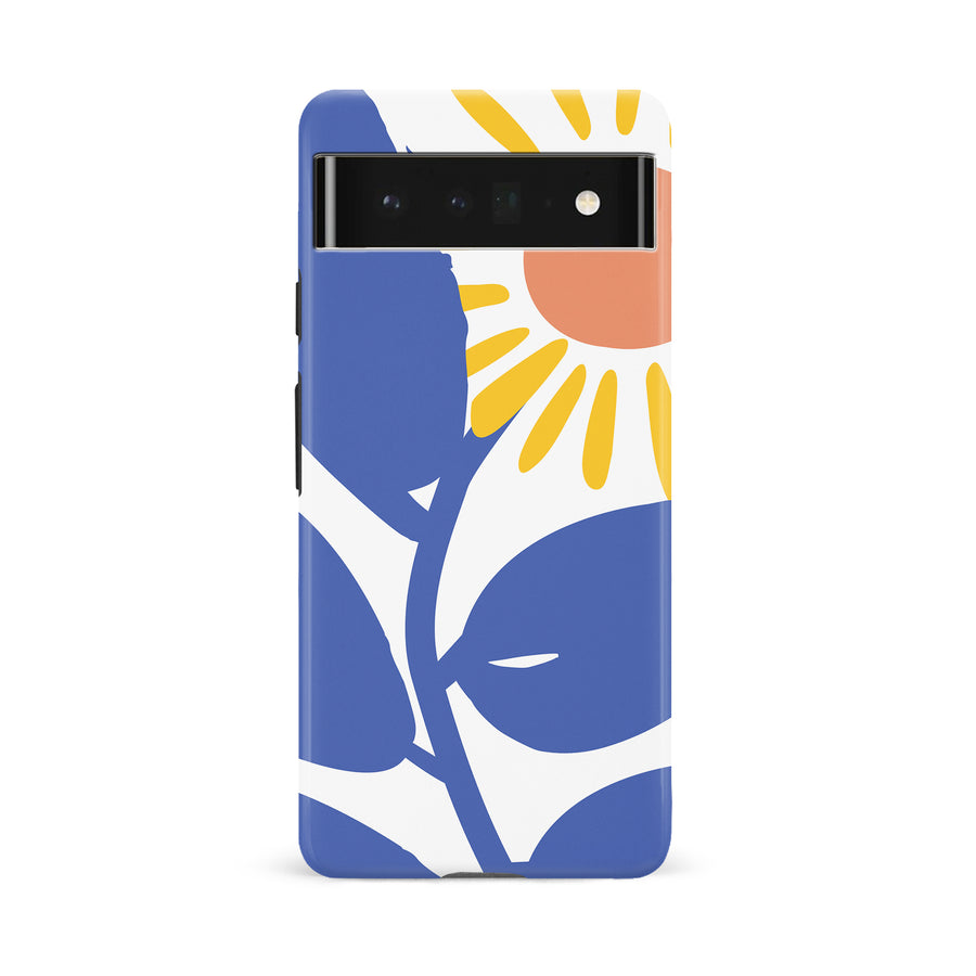 Bold Abstract Sun Kissed Daisy Floral Phone Case