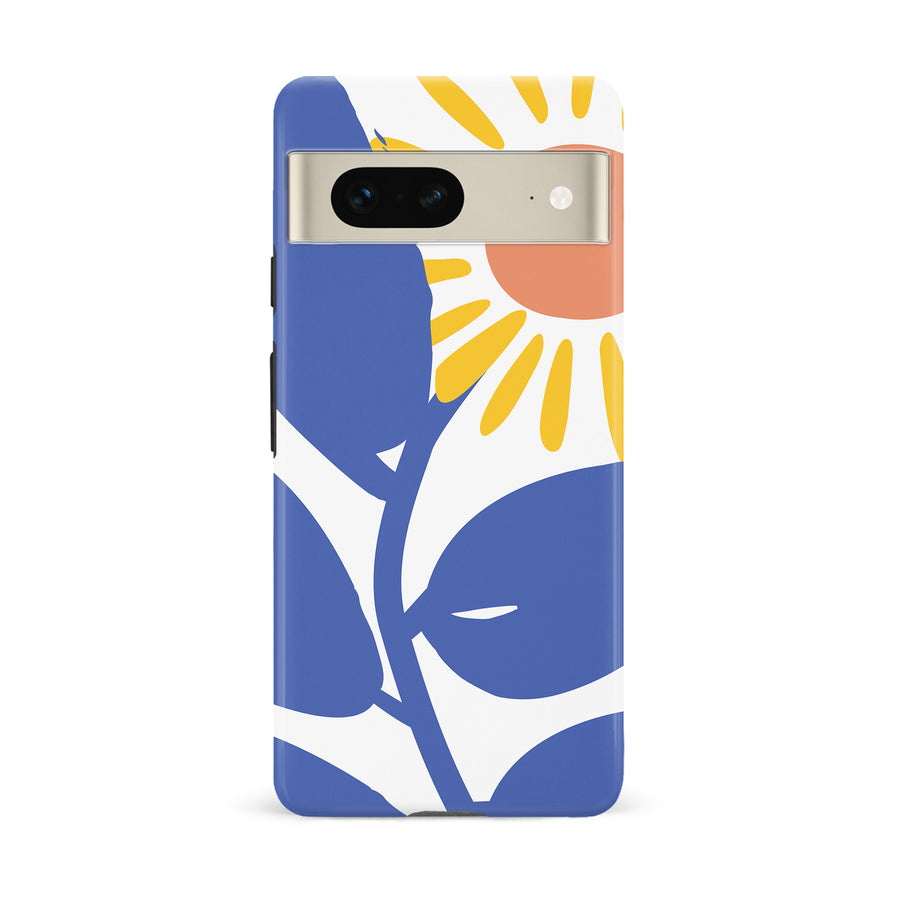 Bold Abstract Sun Kissed Daisy Floral Phone Case