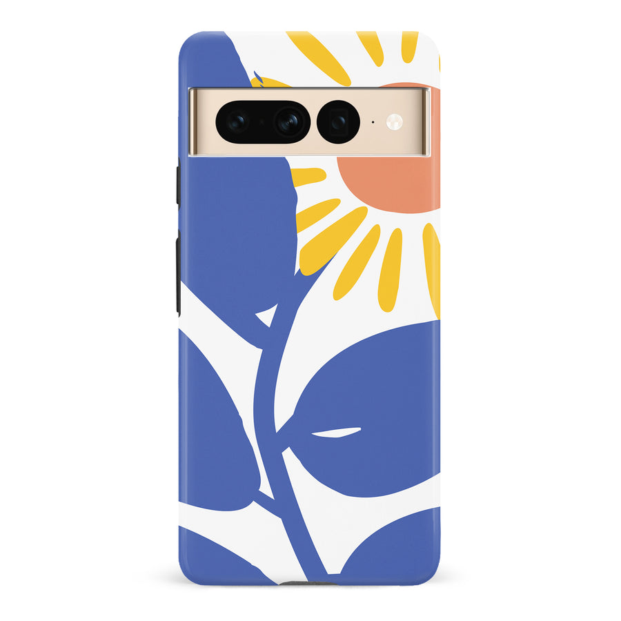 Bold Abstract Sun Kissed Daisy Floral Phone Case