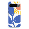 Google Pixel 9 Pro Bold Abstract Sun Kissed Daisy Floral Phone Case