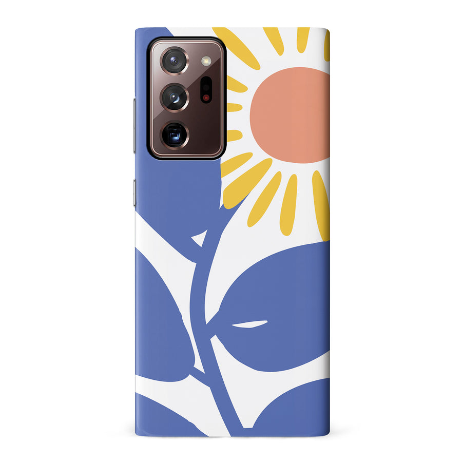 Samsung Galaxy Note 20 Ultra Bold Abstract Sun Kissed Daisy Floral Phone Case