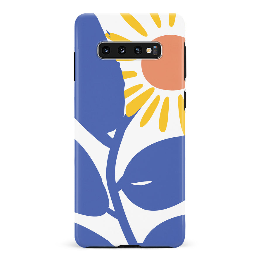 Bold Abstract Sun Kissed Daisy Floral Phone Case