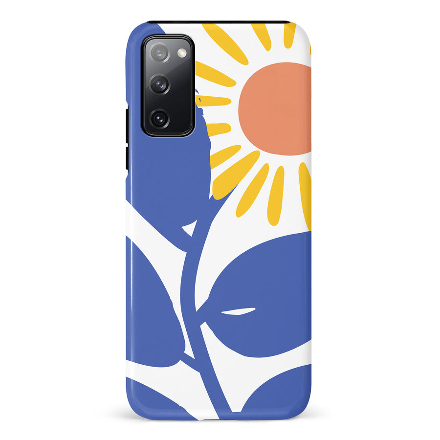 Samsung Galaxy S20 FE Bold Abstract Sun Kissed Daisy Floral Phone Case