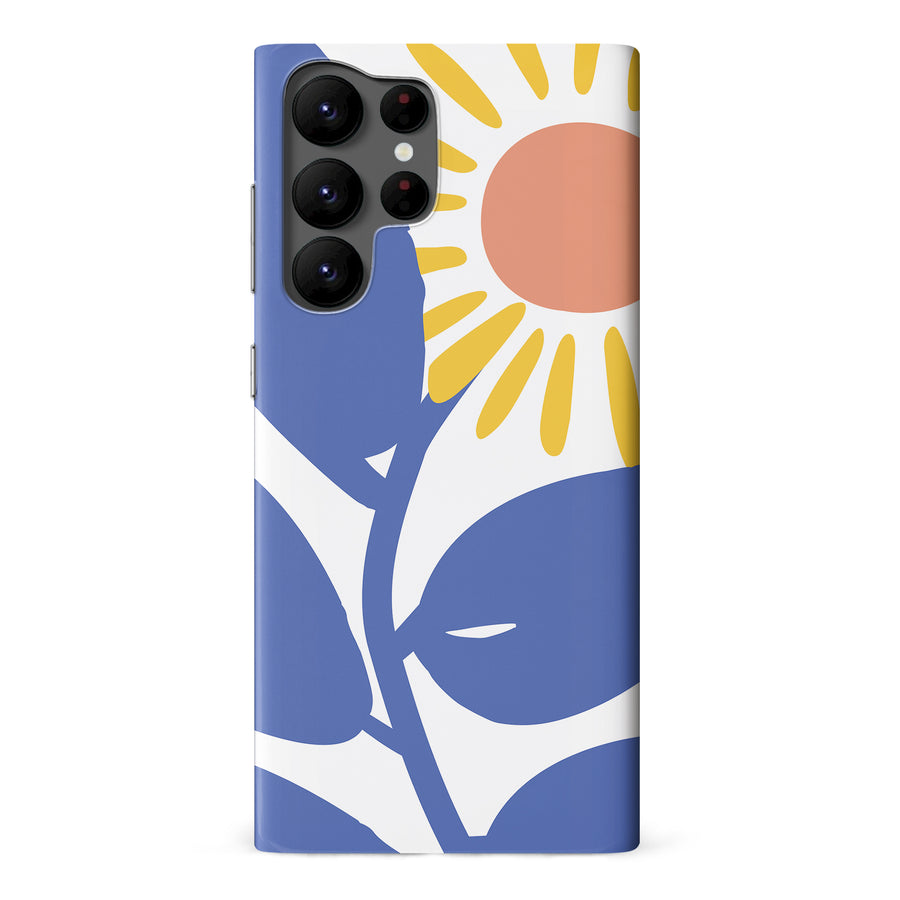 Bold Abstract Sun Kissed Daisy Floral Phone Case