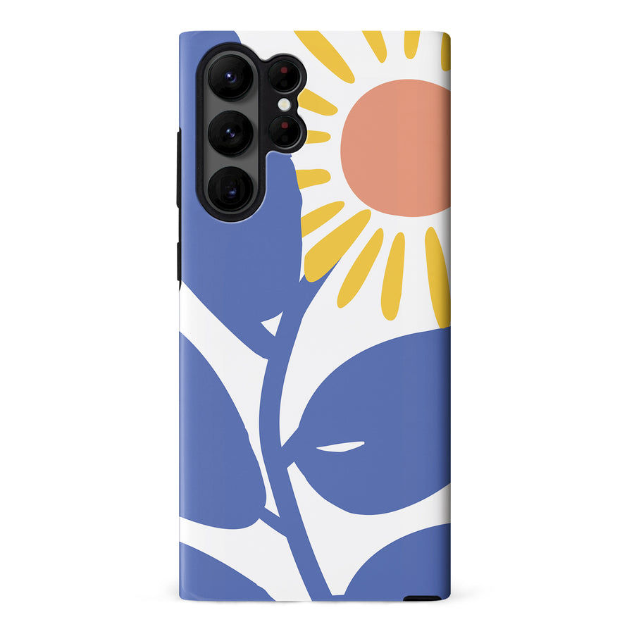 Bold Abstract Sun Kissed Daisy Floral Phone Case