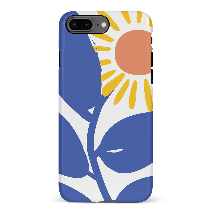 Bold Abstract Sun Kissed Daisy Floral Phone Case