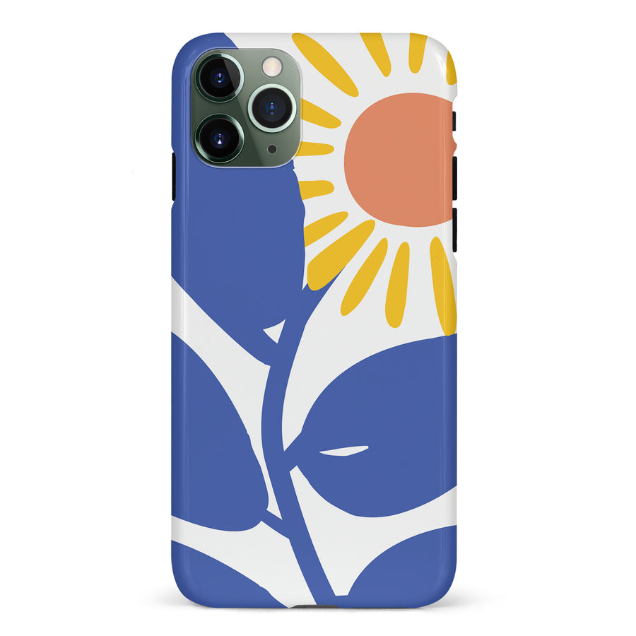 iPhone 11 Pro Bold Abstract Sun Kissed Daisy Floral Phone Case