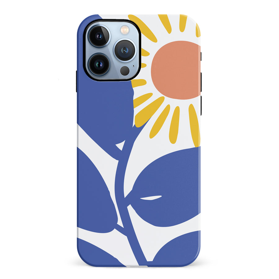 Bold Abstract Sun Kissed Daisy Floral Phone Case