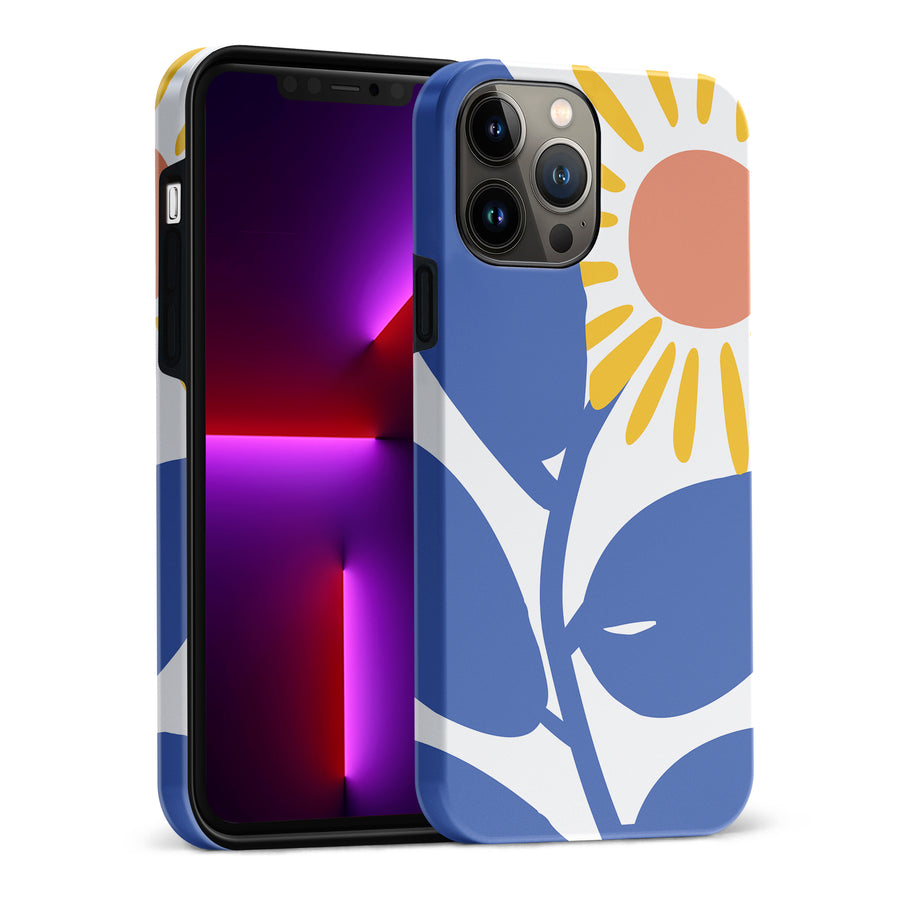 Bold Abstract Sun Kissed Daisy Floral Phone Case