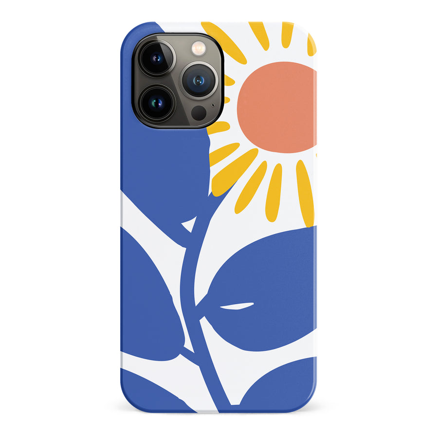 Bold Abstract Sun Kissed Daisy Floral Phone Case