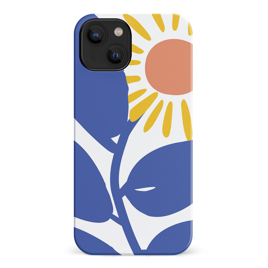 Bold Abstract Sun Kissed Daisy Floral Phone Case