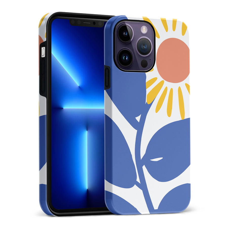 Bold Abstract Sun Kissed Daisy Floral Phone Case