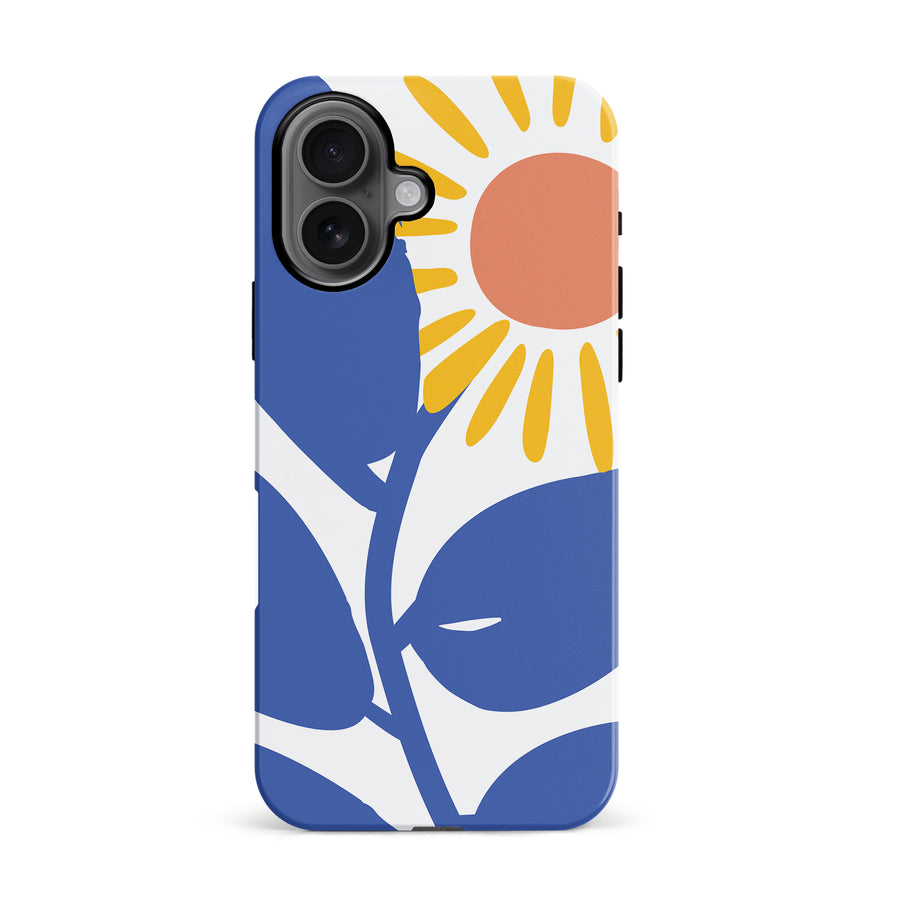 Bold Abstract Sun Kissed Daisy Floral Phone Case