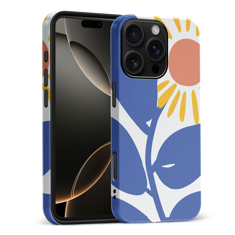 Bold Abstract Sun Kissed Daisy Floral Phone Case