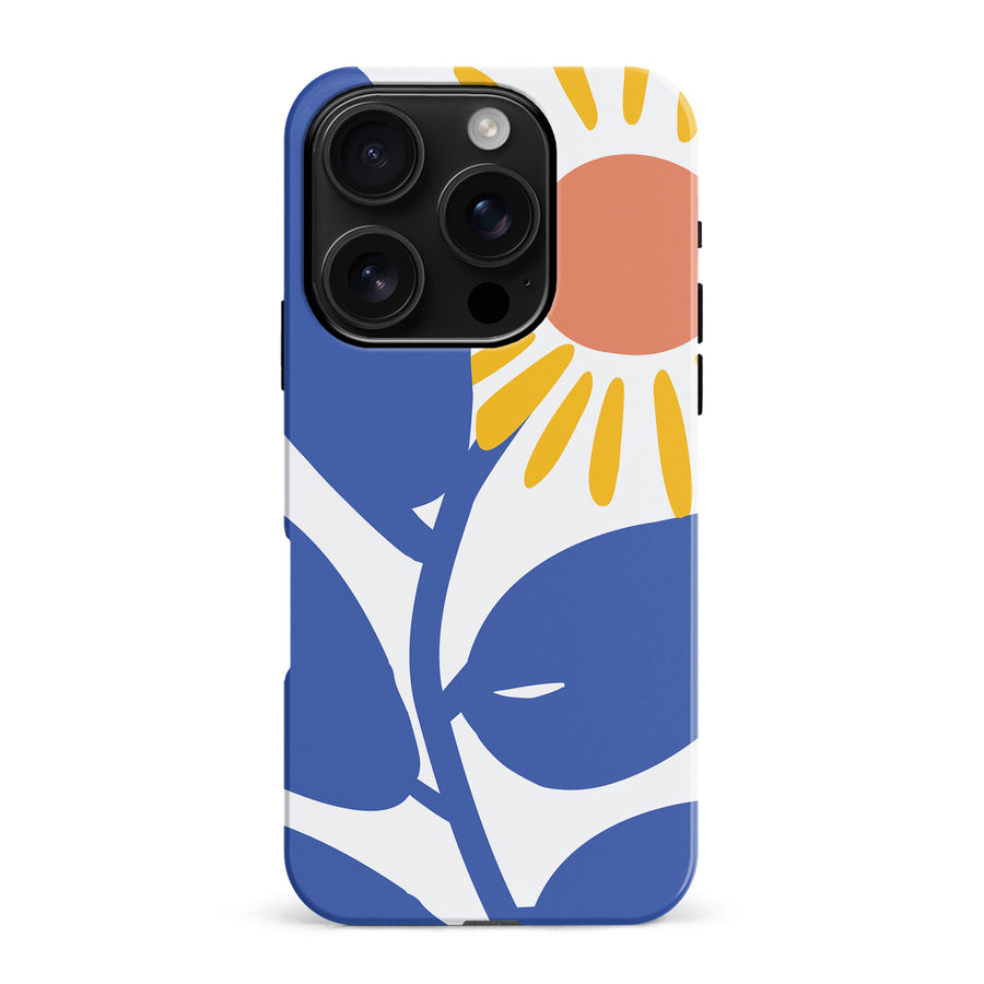 Bold Abstract Sun Kissed Daisy Floral Phone Case