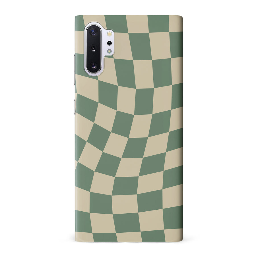 Vintage Checkered Abstract Pattern Phone Case - Green