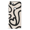 Google Pixel 3 XL Modern Line Art Heart Abstract Phone Case