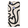 Google Pixel 3A XL Modern Line Art Heart Abstract Phone Case