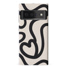 Google Pixel 6 Pro Modern Line Art Heart Abstract Phone Case